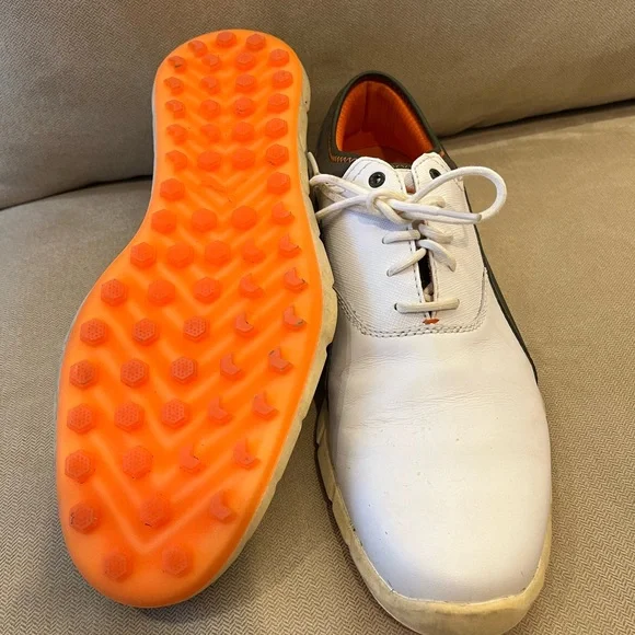 Puma White Athletic Sneakers with Orange and Black Accents PUMA RS-X  main image 2